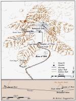 План карта проходов в одинокую гору к Смаугу