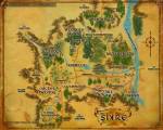 Карта Шира из игры Властелин Колец Онлайн
